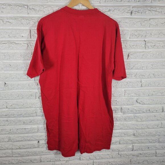 Christmas Heartland Apparel Womens Pajama Top One Size Long Cotton Red NOV4E - Picture 7 of 10